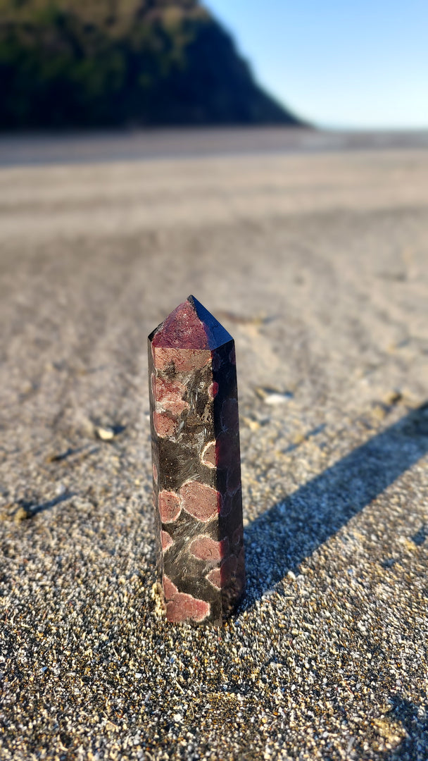 Astrophyllite x Ruby Tower