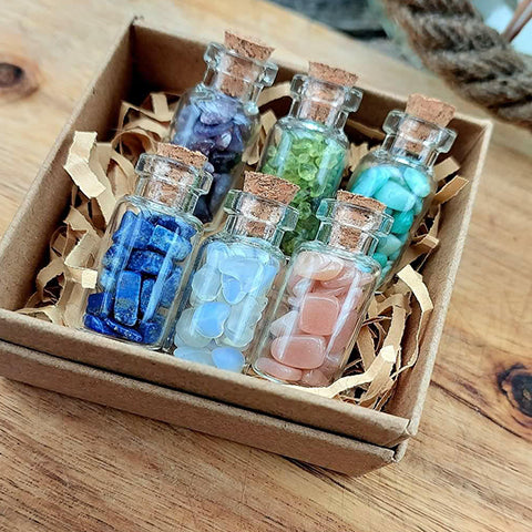 Assorted 6 pack of mini jars