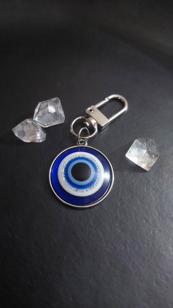 Evil Eye Key Chain E (SILVER)