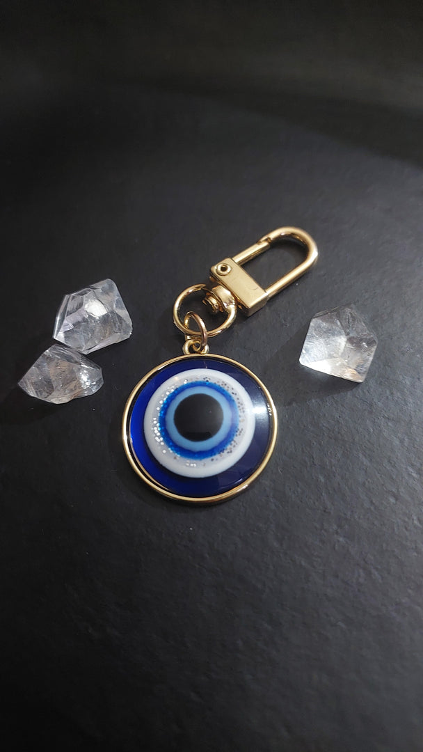 Evil Eye Key Chain E (GOLD)