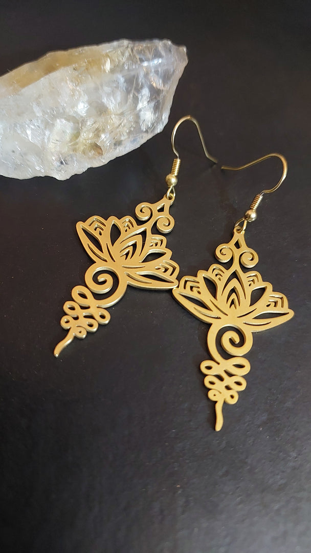 Lotus Earrings