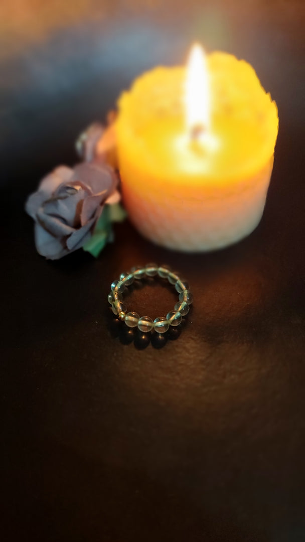 Citrine Beaded Ring