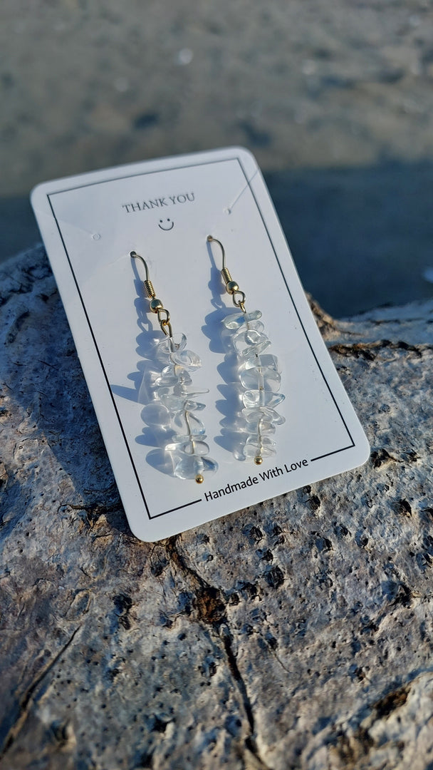 Clear Quartz Earrings