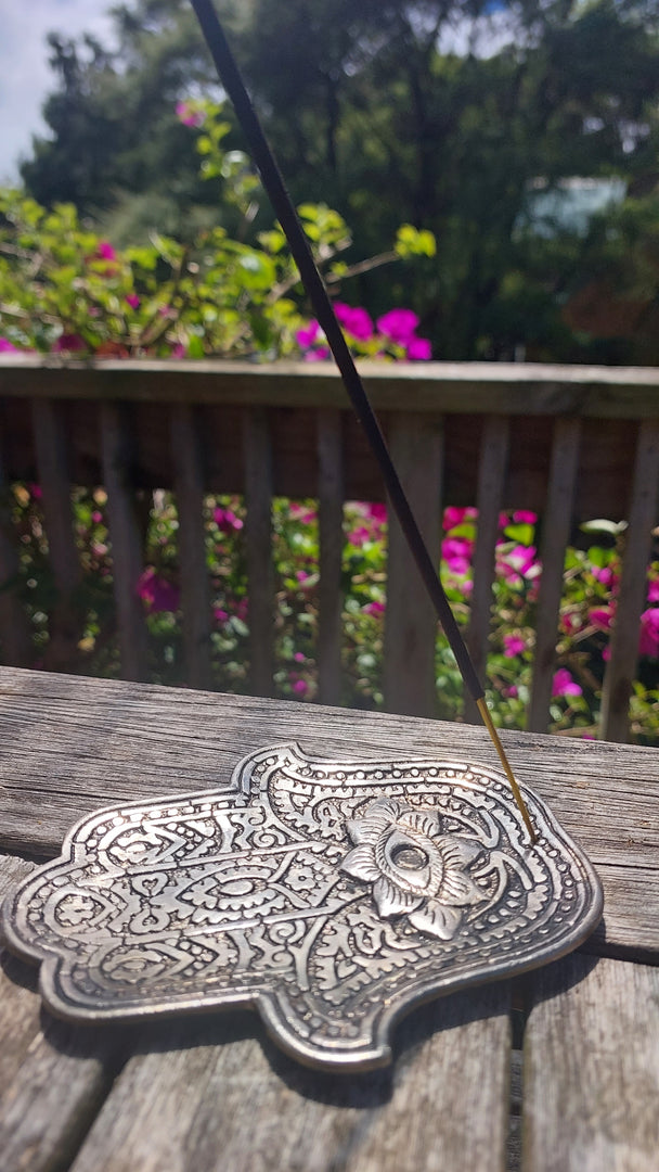 Hamsa incense & jewelry holder