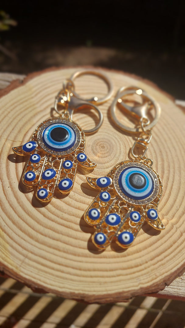 Hamsa Evil Eye Protection Key Chain